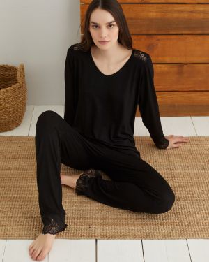 Kadın Viskon Pijama Takımı