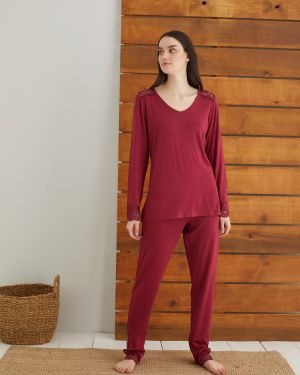Kadın Viskon Pijama Takımı